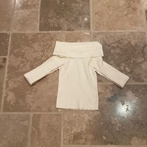 ASOS white off the shoulder sweater